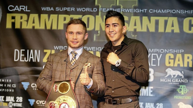Carl Frampton faces California's Leo Santa Cruz for the second time with a rematch in Las Vegas in January next year <br />Picture by Mal McCann