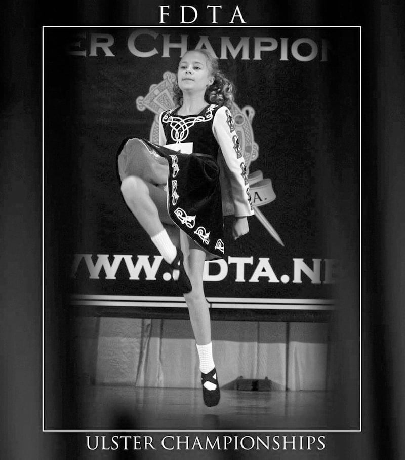 Leah King, Knockagh School of Dancing, FTDA Ulster championships, 2016. Photo: Courtesy of Karen King and Trevor Robinson Photography &copy; Trevor Robinson Photography 