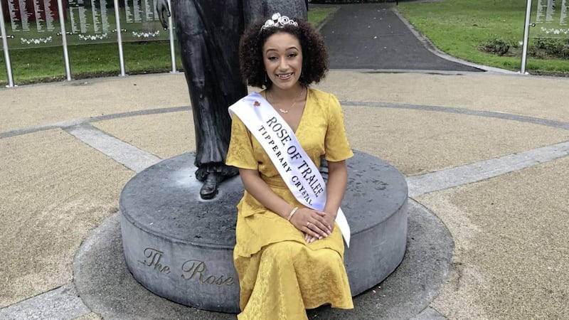 Kirsten Mate Maher yesterday after being crowned the 2018 Rose of Tralee 