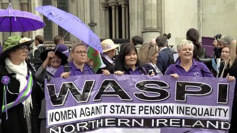 The Women Against State Pension Inequality organisation has been protesting at the change in state pension age for females from 60 to 65 