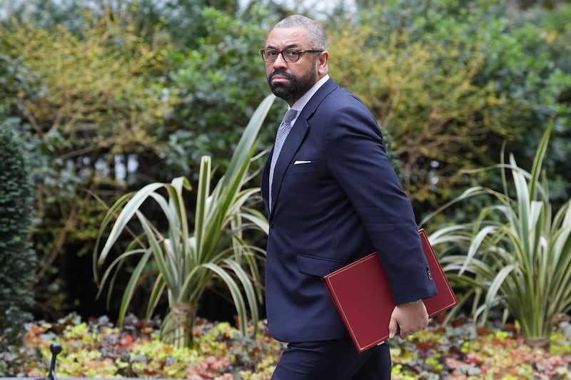 Home Secretary James Cleverly blamed the Opposition