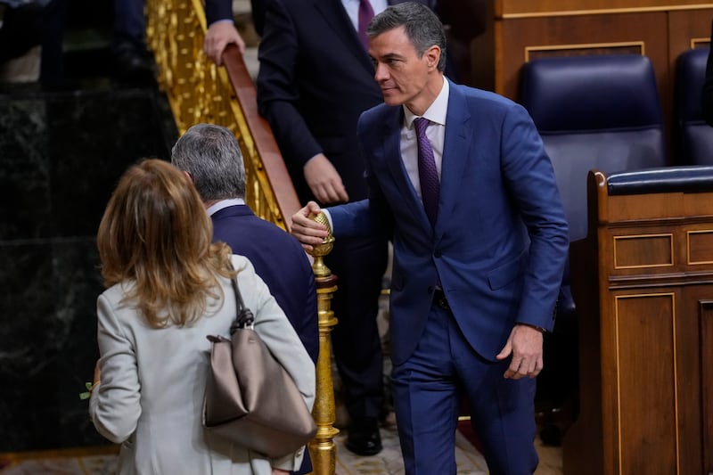 Spain’s prime minister Pedro Sanchez has had a hard time crafting a bill that satisfies the separatists (Manu Fernandez/AP)