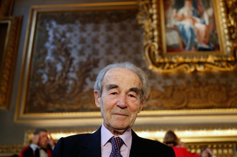 Robert Badinter was a key player in the Peace Conference on Yugoslavia (AP Photo/Francois Mori, pool, File)