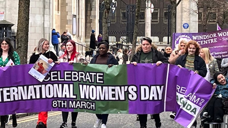The International Women's Day rally will take place in Belfast on Saturday