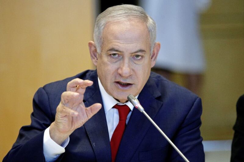 Israel&#39;s prime minister Benjamin Netanyahu 