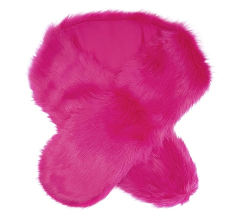 Undated Handout Photo of Dune London Landan Pink Fluffy Faux-Fur Scarf, &pound;50, available from Dune. See PA Feature FASHION Winter Warmers. Picture credit should read: PA Photo/Handout. WARNING: This picture must only be used to accompany PA Feature FASHION Winter Warmers. WARNING: This picture must only be used with the full product information as stated above. 