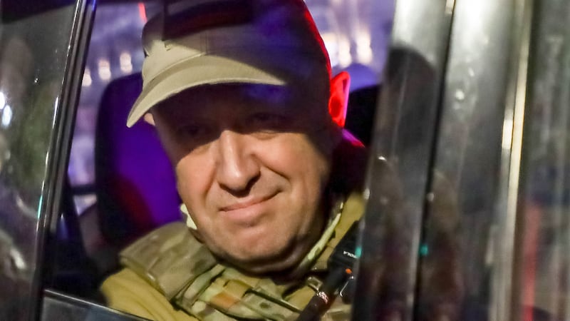 Yevgeny Prigozhin, the owner of the Wagner Group military company (AP)
