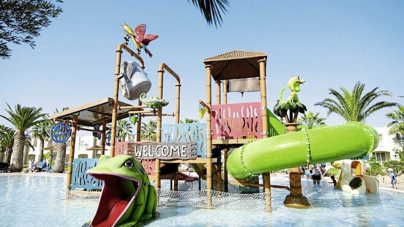 The splash park will keep younger children happy