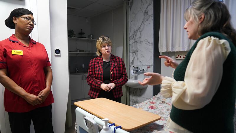 Women’s Health Strategy Minister Maria Caulfield visited a family bereavement centre in south west London