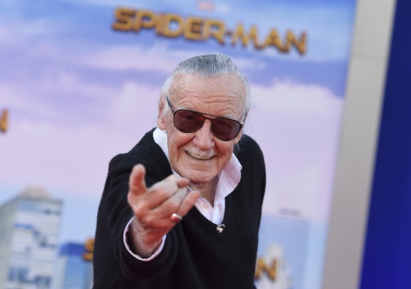 Stan Lee arrives at the Los Angeles premiere of Spider-Man: Homecoming (Jordan Strauss/Invision/AP)