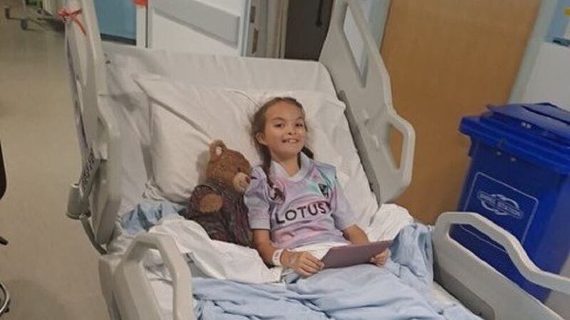 Emily Norris, 10, was surprised when she received messages of support from members of her favourite football team following an operation.
