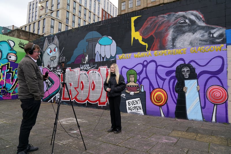 A mural by artist Ejek on Clyde Street, Glasgow, pays tribute to the disastrous show