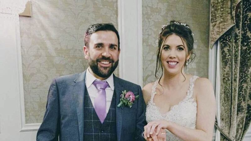 The couple were married in April 2018 after moving to Newry from England where they met 