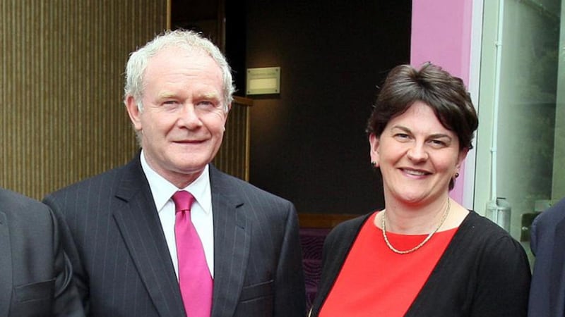 Martin McGuinness and Arlene Foster only became aware of the Brexit research after a Freedom of Information request. Picture by Paul Faith/PA Wire 