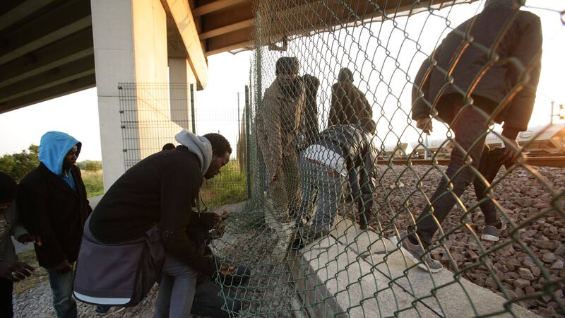 Refugees at Calais  