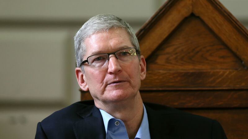 The Apple boss has criticised businesses looking to profit from personal data over protecting the public and their rights.