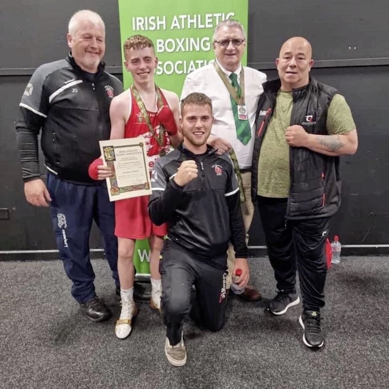 Conor McSorley, of the Two Castles club in Newtownstewart, claimed the 48kg Irish cadet crown 