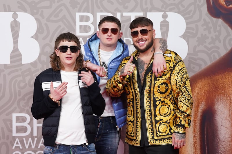 Bad Boy Chiller Crew attending the Brit Awards 2023 at the O2 Arena, London