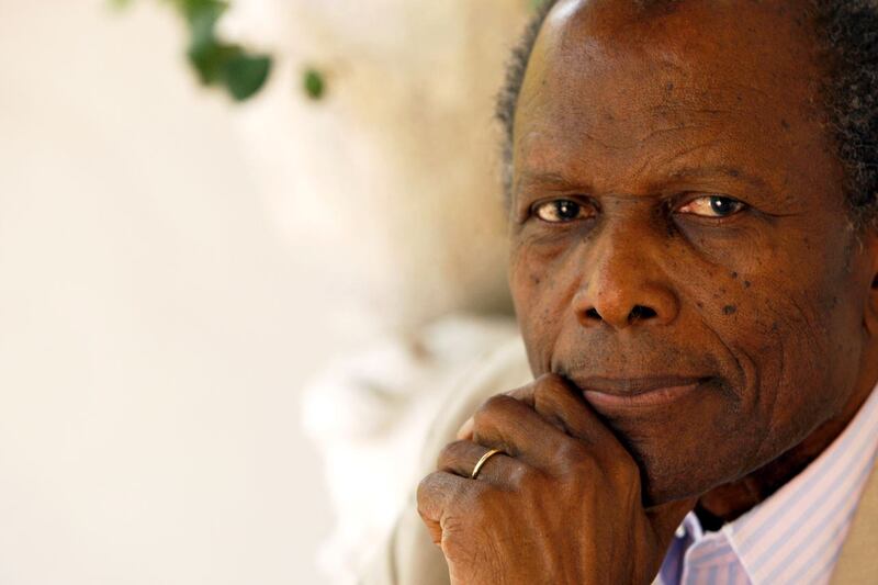 Actor Sidney Poitier in Beverly Hills, California, on June 2 2008 