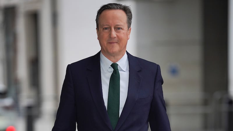 Lord Cameron said he was ‘very concerned’ about the situation in Rafah