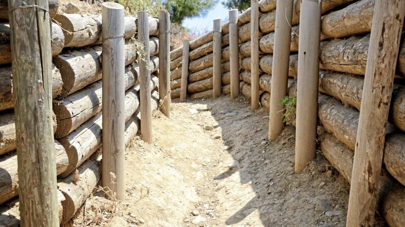 Trenches like this were built during First World War for Gallipoli campaign. 
