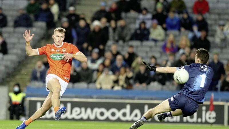&quot;We have any number of scoring-forwards and scores win matches,&quot; says former Armagh manager Joe Kernan. Pic Philip Walsh. 