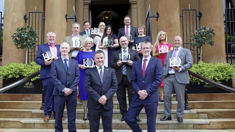 Eleven of Northern Ireland&rsquo;s top business leaders have been honoured at the annual Institute of Directors Northern Ireland (IoD NI) Director of the Year Awards sponsored by First Trust Bank during a ceremony at The Merchant Hotel, Belfast 