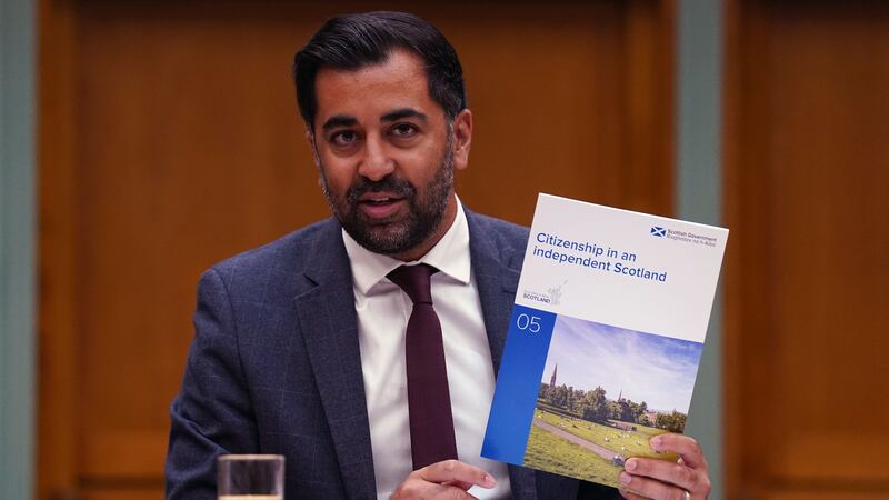 First Minister Humza Yousaf has published the latest in a series of papers from the Scottish Government aimed at making the case for independence (Andrew Milligan/PA)