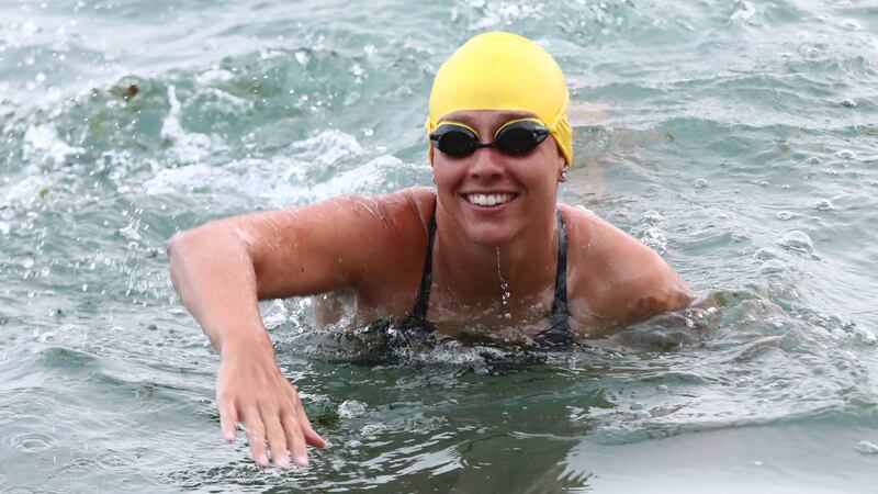Chloe McCardel is seeking the record for most swims across the Dover Strait, currently at 43.