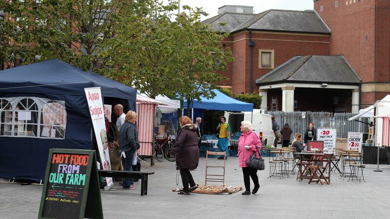 Folktown Market opened in a blaze of publicity in April at the rejuvenated Bank Square in Belfast