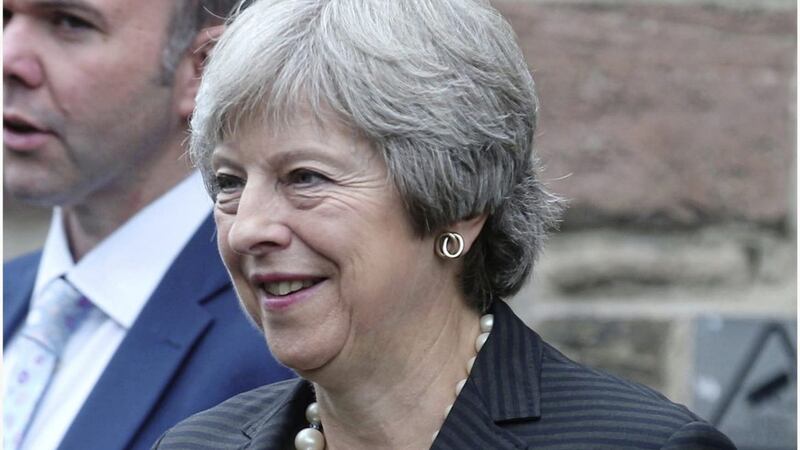 Theresa May claimed the EU&#39;s &#39;backstop&#39; proposal breached the Good Friday Agreement. Picture by Hugh Russell 