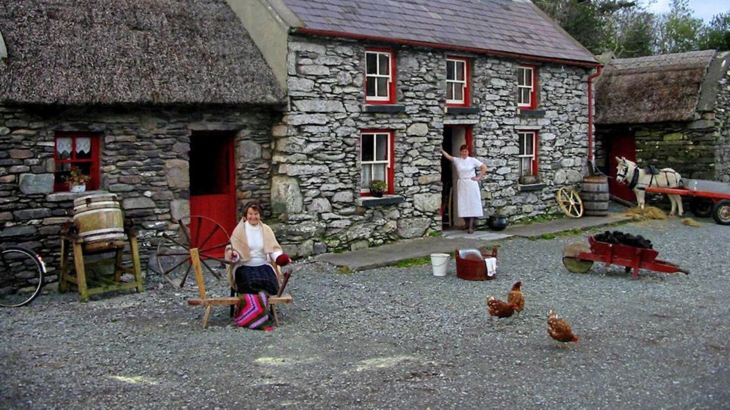 Today's modern farm is far removed from this traditional rural view