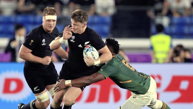 After two months of lockdown, All Blacks star Beauden Barrett turned up for training this week and set a personal best in the Bronco fitness test; his time will remain untroubled by the Scholes household, at least this summer. Picture by Adam Davy/PA Wire 