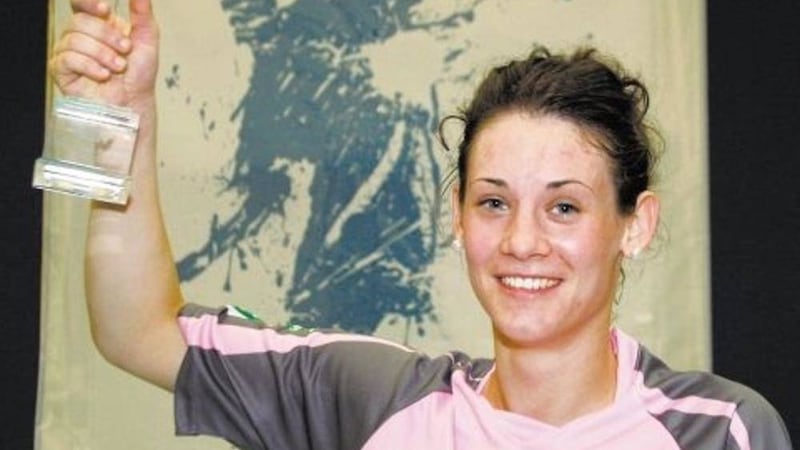 Lorraine Havern retained her Ulster One-Wall Championship title at Loughmacrory 
