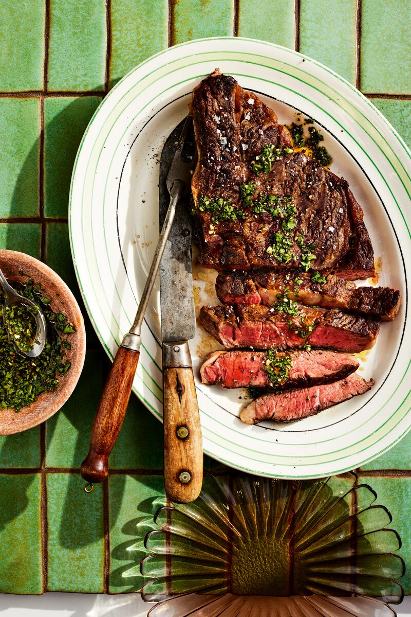 The grilled ribeye dish is inspired by Bundchen’s childhood in Brazil