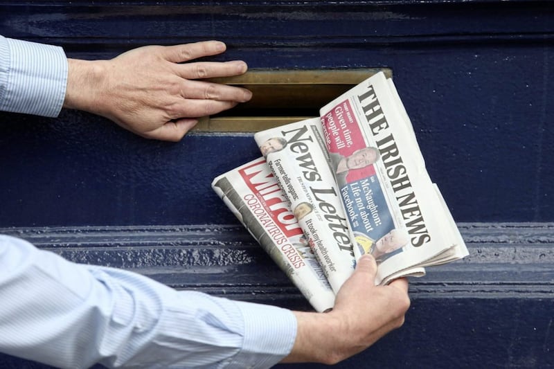 Newspapers have come under pressure during the pandemic. Picture by Mal McCann 
