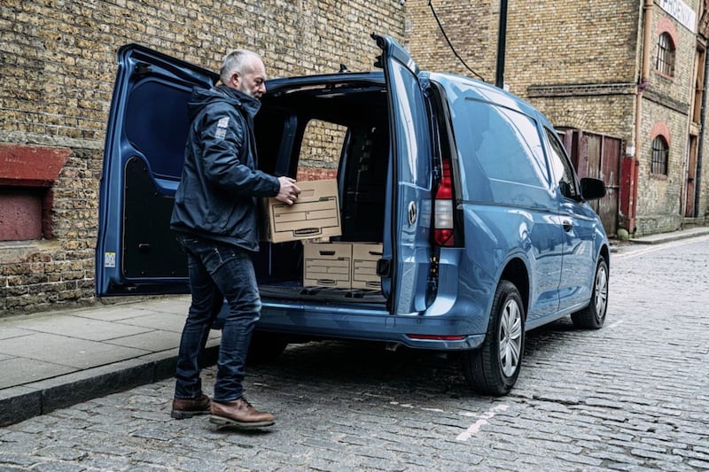 VW Caddy Cargo. Picture by Malcolm Griffiths 