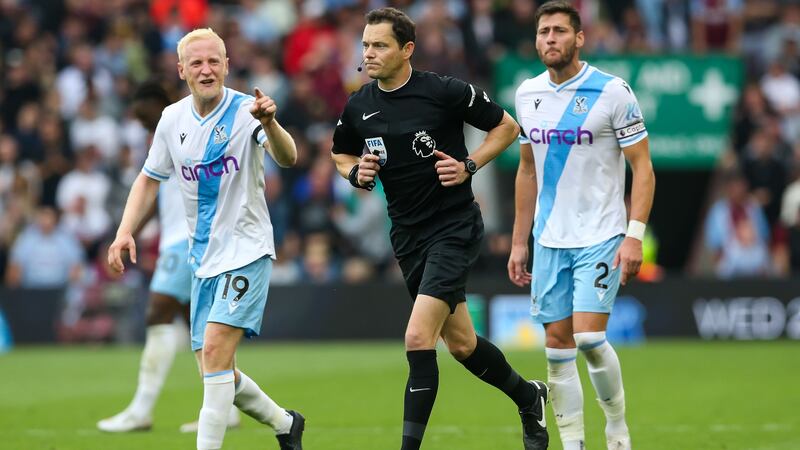 Referee Darren England will be the fourth official at Brentford’s home game against Burnley (Barrington Coombs/PA)