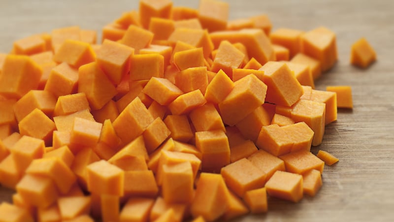 All hell broke loose when an unwitting shopper mistook cubes of the pumpkin-like vegetable for two pounds of diced cheese.