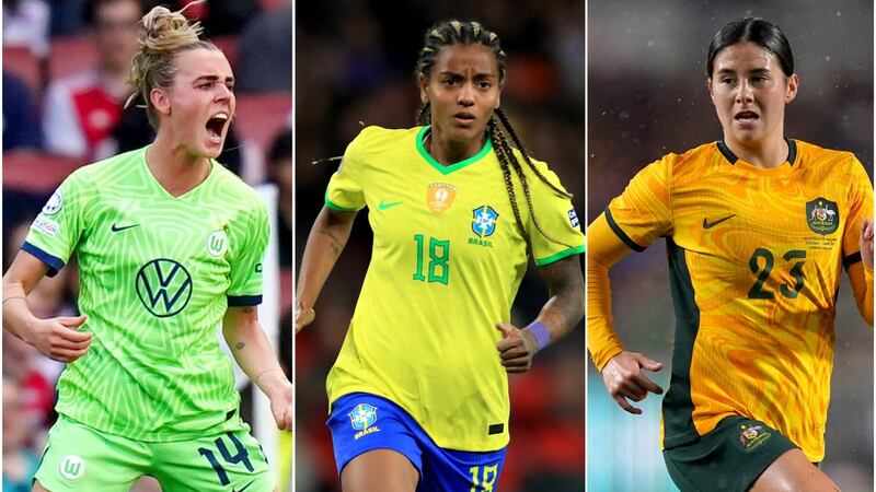 Jill Roord, Geyse and Kyra Cooney-Cross all moved to WSL clubs for hefty prices this summer (Adam Davy/Bradley Collyer/John Walton/PA)