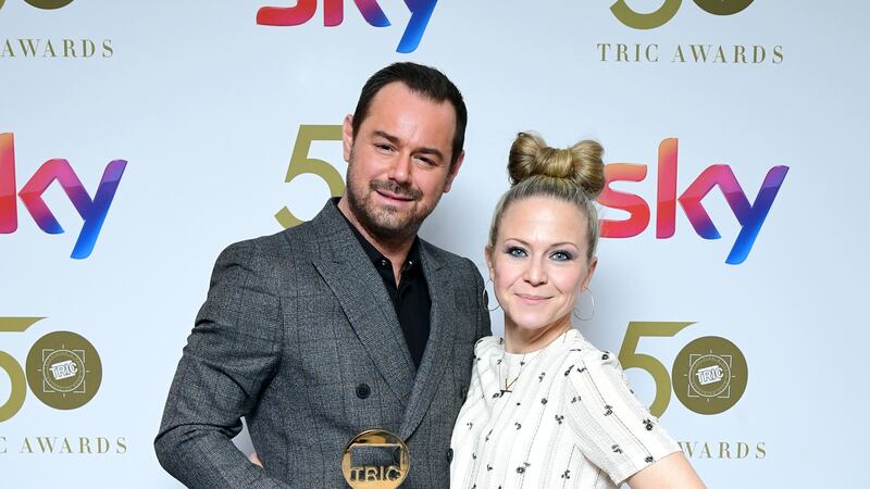 The pair play on-screen couple Mick and Linda Carter in EastEnders.