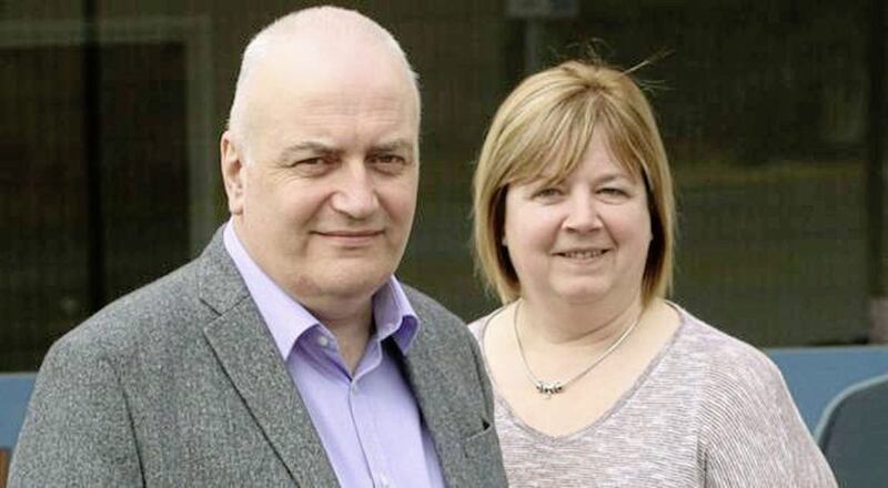 DUP MLA Trevor Clarke and his wife, DUP councillor Linda Clarke 