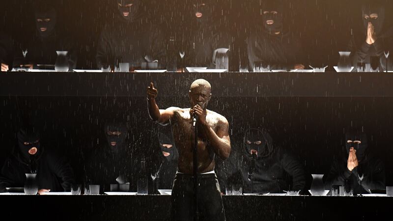 The Government’s response to the tower block fire came under blistering attack from rapper Stormzy at the Brit Awards.