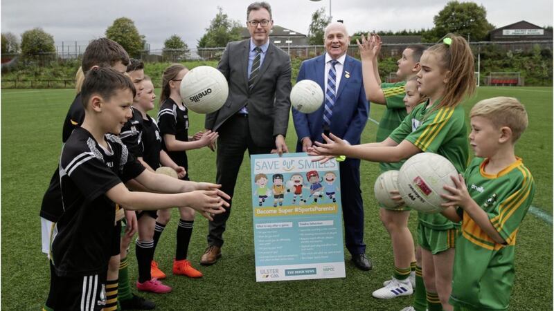 Ulster GAA, in partnership with The Irish News &amp; O&rsquo;Neills, launched the Save our Smiles campaign in support of the NSPCC Parents in Sport week, which takes place from October 5-9.&nbsp;