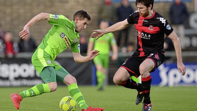 Cliftonville&#39;s Daniel Hughes (left) feels the Reds aren&#39;t far away from hitting top form 
