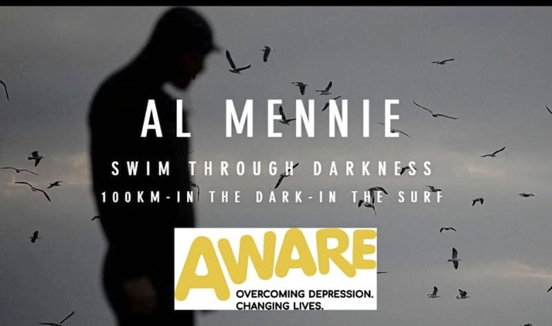 Mr Meenie is raising awareness and funds for Aware NI 