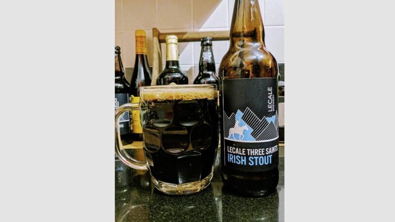 Three Saints Stout from Lecale Brewery in Ardglass 