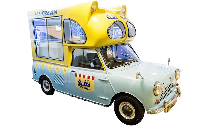A Walls ice cream van will also be auctioned off