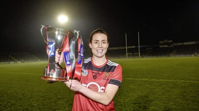Karen McMullan is joint captain of Down, reigning All Ireland Intermediate Camogie champions 