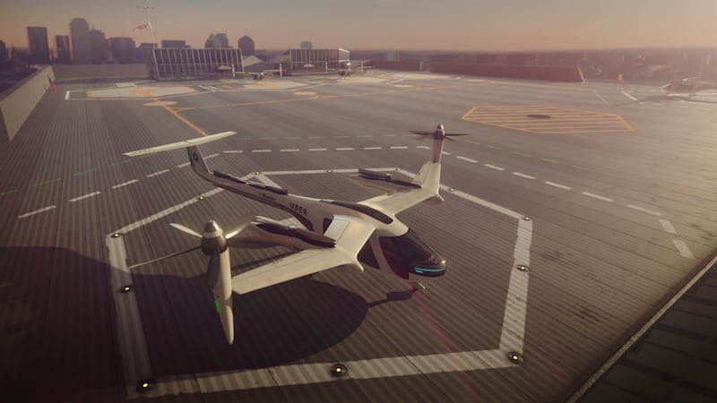 The US start-up wants to begin demo flights of an app-based, on-demand fleet of unmanned aircraft within three years.